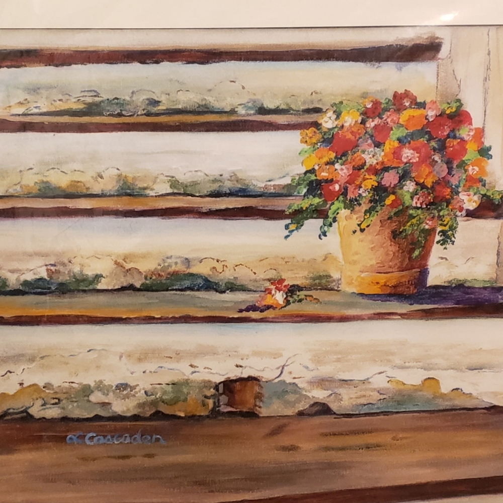 "Steps" Fine Art Print by artist L. Cascaden, Size 16x20